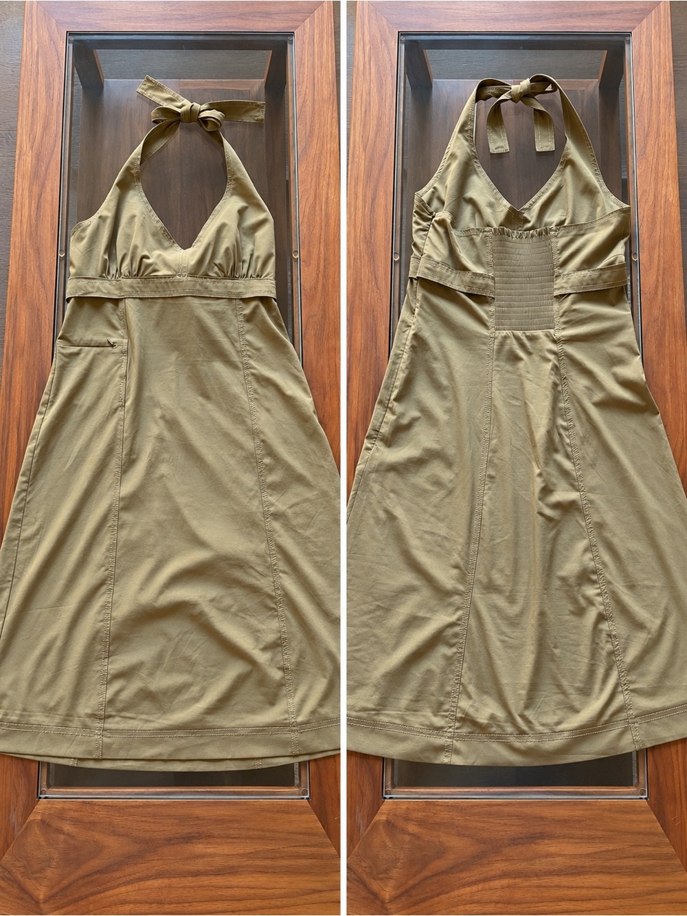 Athleta pack anywhere halter dress size 10